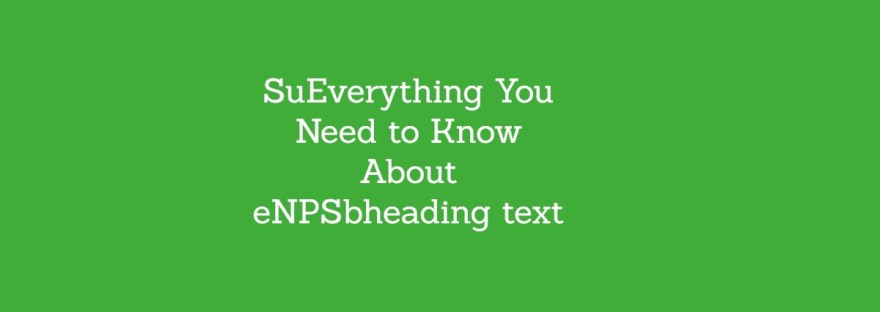 Everything You Need to Know About eNPS